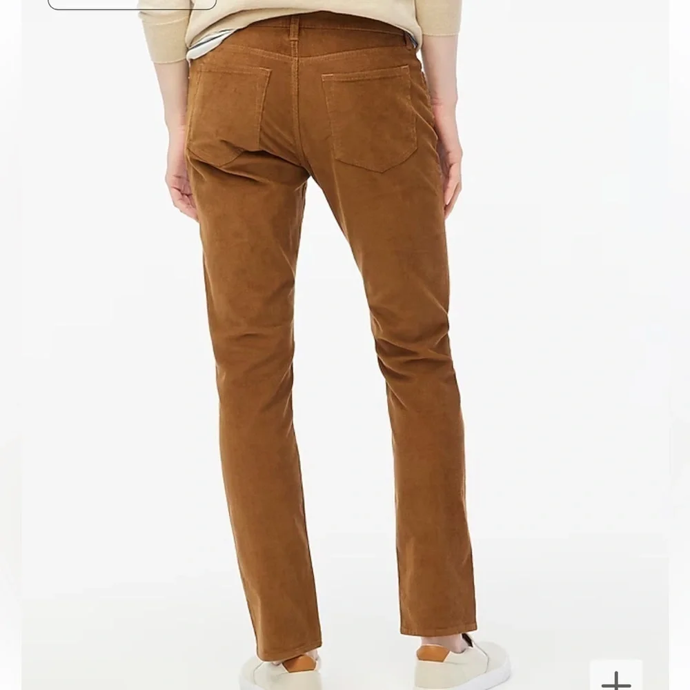 J crew dark acorn Slim-fit flex corduroy pant